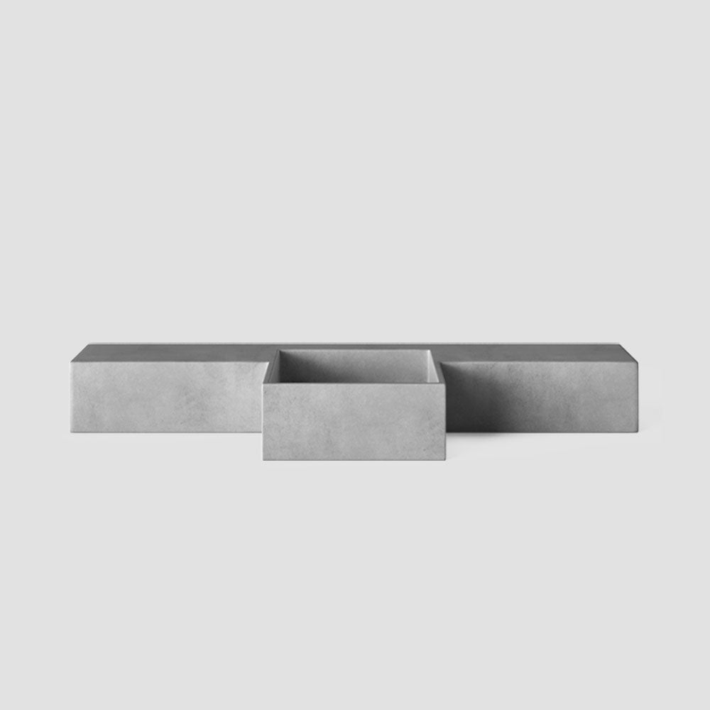Baly Concrete Semi-Recessed Basin